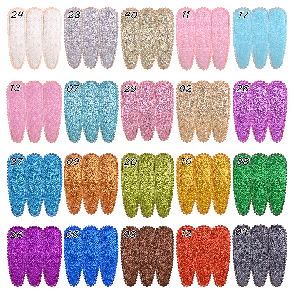 

Fashion Kids Girls Hair Accessories Gliding Barrettes Hairclips Hairpins Cute Children Clippers, Slivery;white