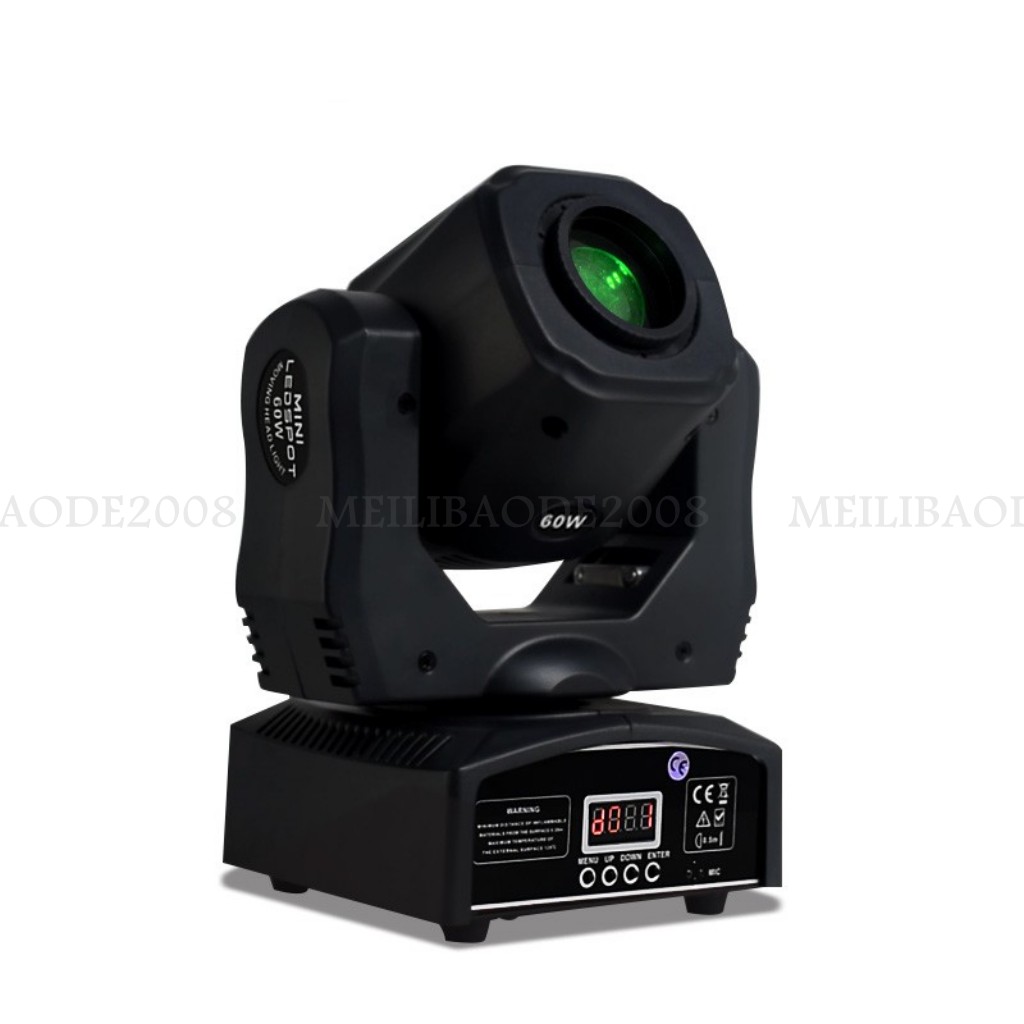 

60W Mini Led DMX Moving Head Spot Light Pattern Lamp For Club Dj Stage Lighting Party Disco Wedding Event