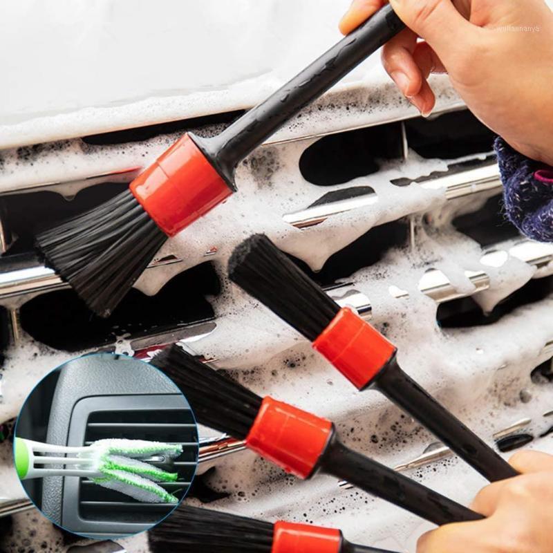 

Car Sponge Accessories 13Pcs Professional Various Size Detailing Brushes Kit Labor-Saving For Console