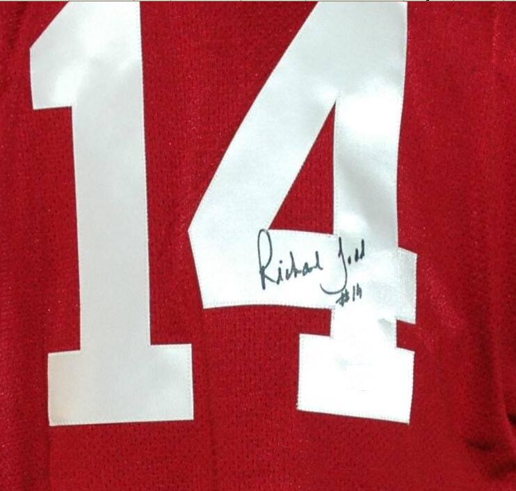 

richard todd Signed Autograph Autographed auto jersey shirts, Gray