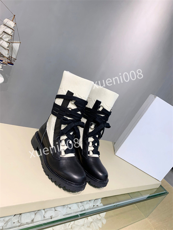 

2022 Chunky Fashion Platform Women Boots Ankle Female Sole Pouch Botas Mujer Round Toe Slip-On Altas rx211120, 01