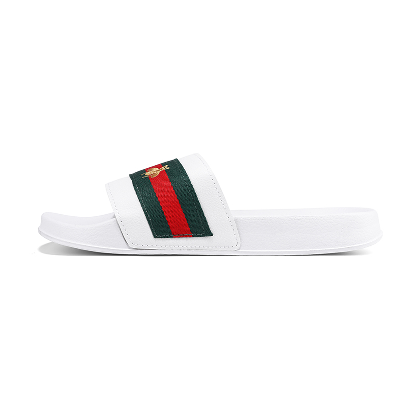 

Men Women Bee pattern slipper Fashion Designers Flat Slides Comfortable Flip Flops Summer Outdoor Loafers Bath Shoes Beachwear Slippers size 39-46, Box