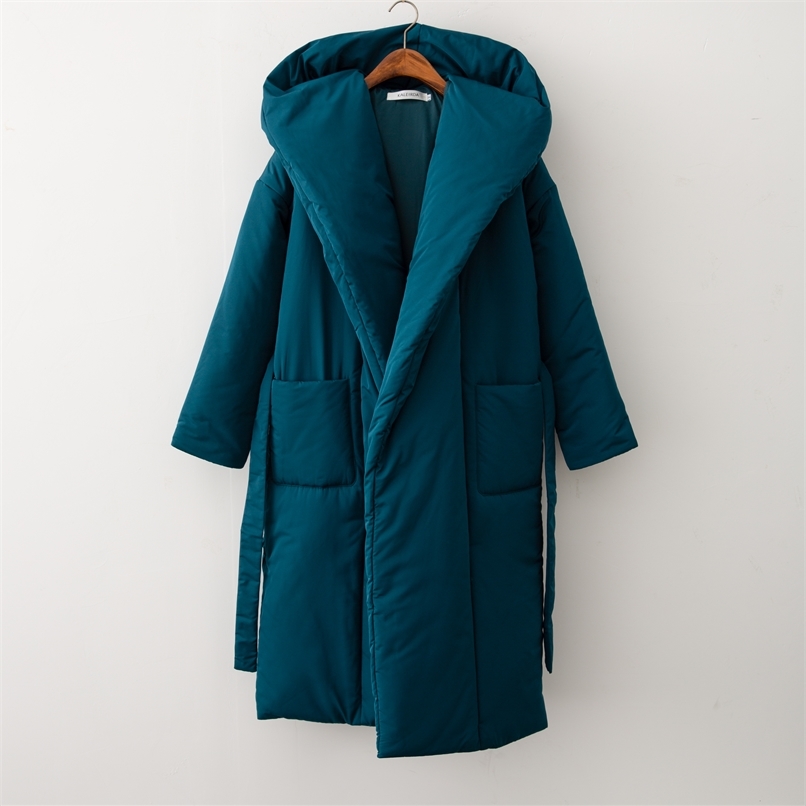

Women Winter Jacket coat Stylish Thick Warm fluff Long Parka Female water proof outerware coat 211108, Lavender