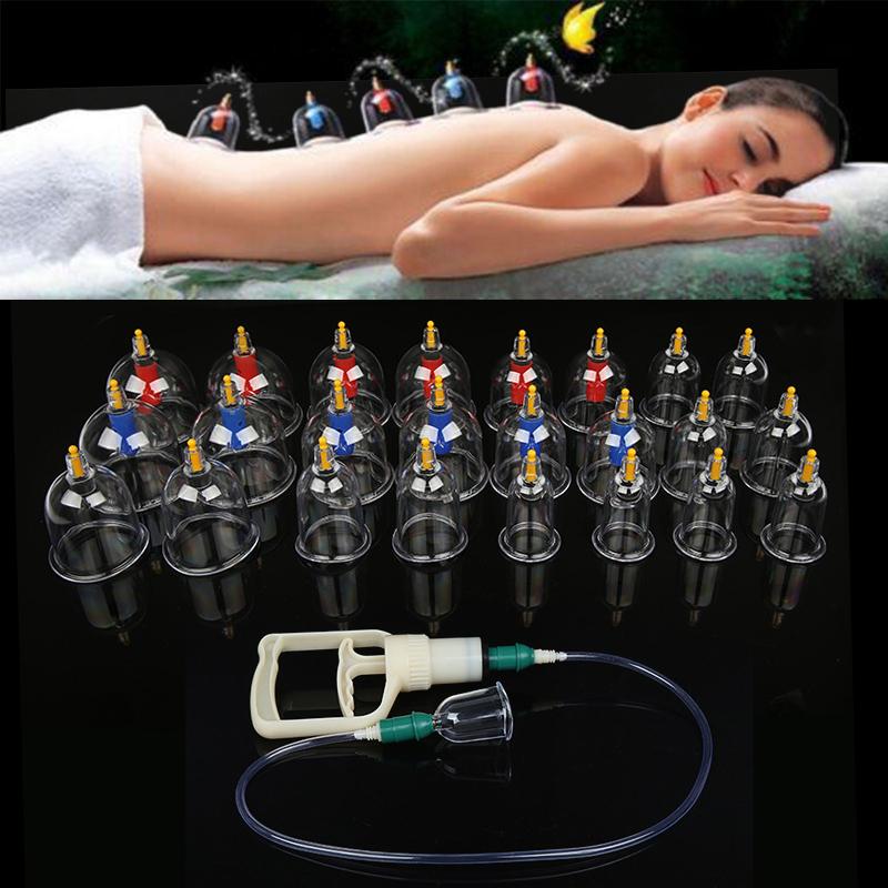 

Electric Massagers 27PCS/Set Health Care Chinese Vacuum Cupping Body Massager Ventosa Suction Cups Anti Cellulite For People