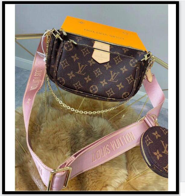 

lv LOUIS BAG VITTON Designers Paris Sale 3 piece set bags women handbags purses tote Coin Purse three item wallet, Red;black