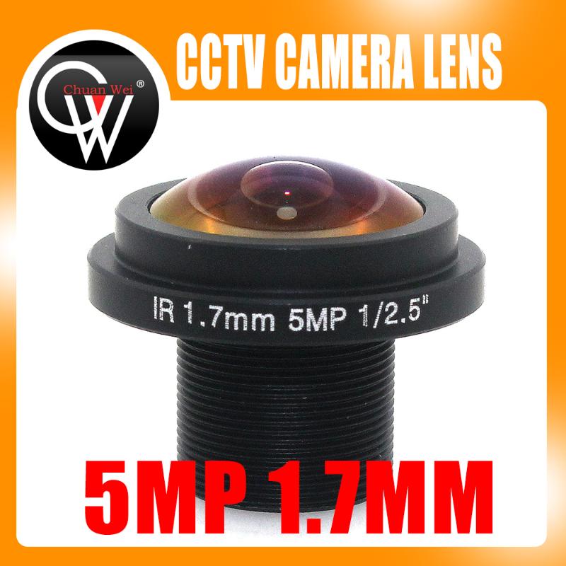 

100pcs/lot 5mp 1.7mm Lens 1/2.5" IR CCTV Camera 185 Degree For HD Ip