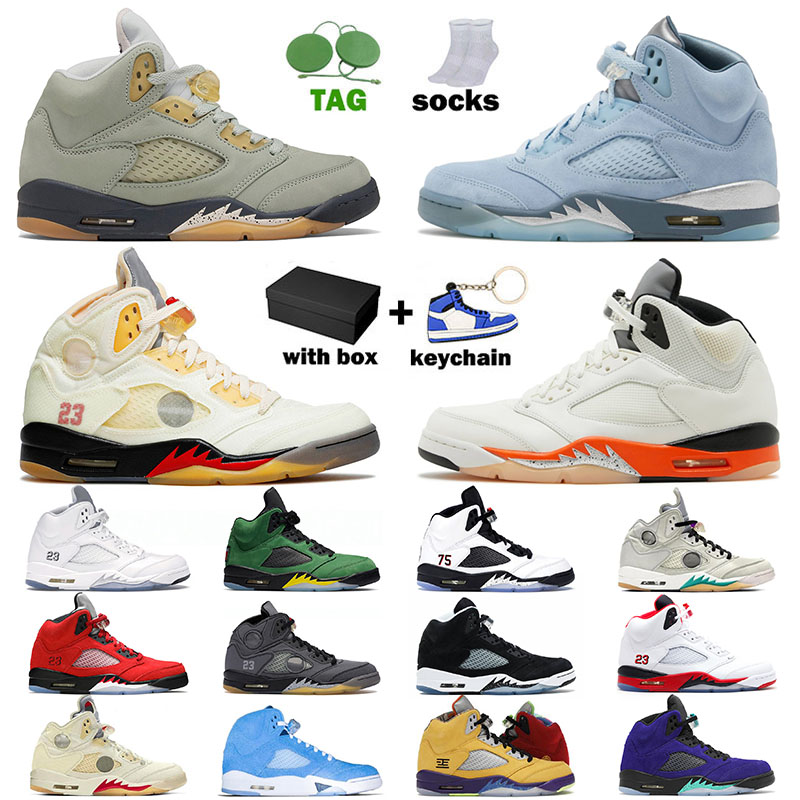 

Men Jumpman 5 5s v Basketball Shoes High Quality Florida Gators Jade Horizon Blue Bird Fire Red Black Muslin Shattered Backboard Trainers Sports Sneakers, B7 40-47 trophy room