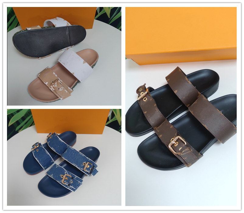 

Top Quality Italy Retro Sliders Mens Womens Summer Sandals Beach Slippers Ladies Flip Flops Loafers Black White Pink blue Slides Chaussures Shoes