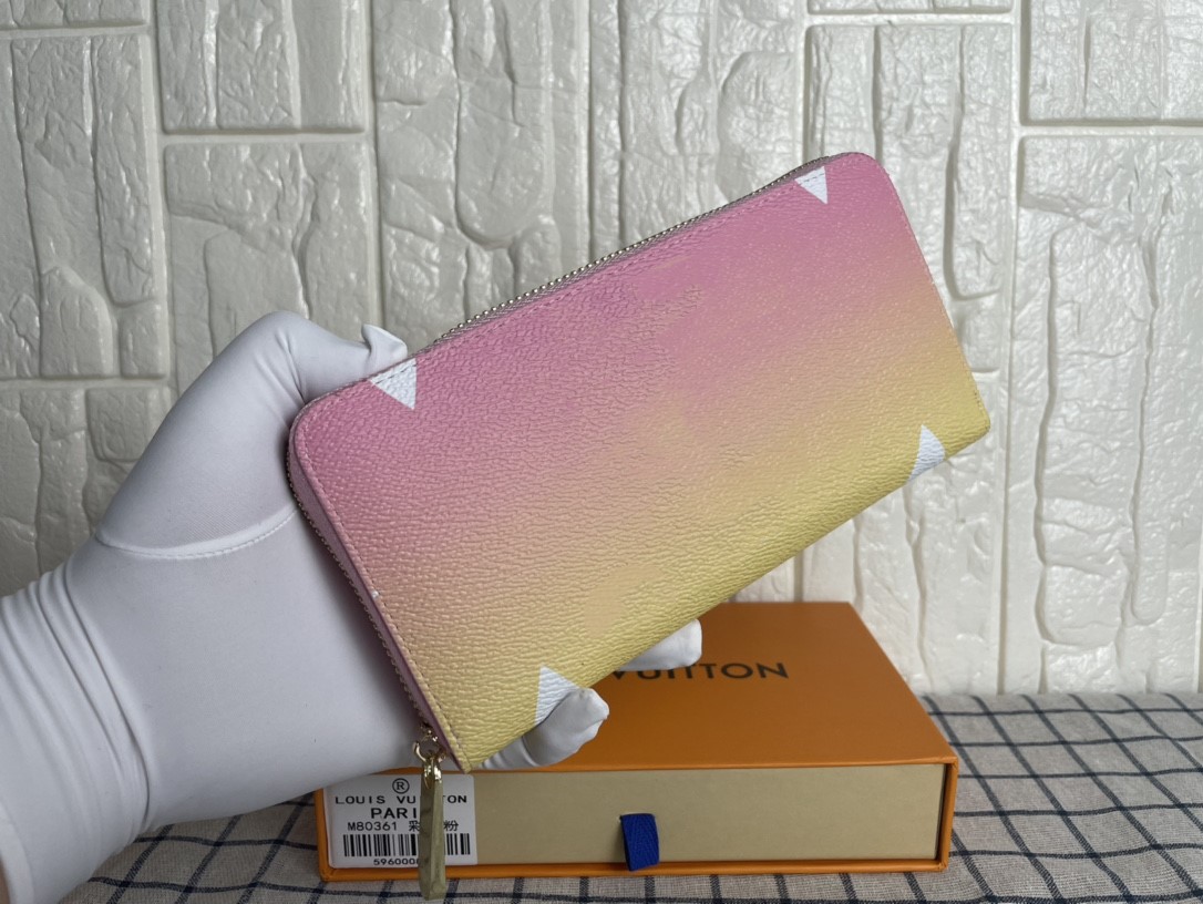 

Wholesale High quality fashion wallet single zipper designer men women leather wallets lady ladies long purse with orange box card, Nvoice - not sold separately