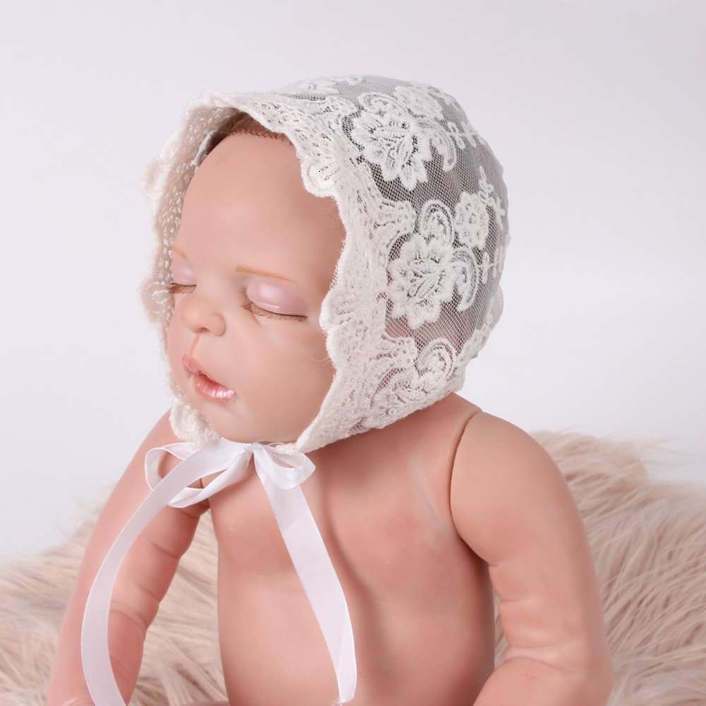 

baby pography Hat Cotton Lace bandage children's hat cute cap, Yellow