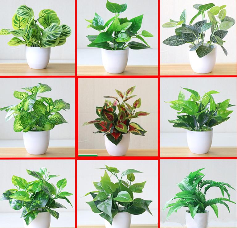 

Decorative Flowers & Wreaths Artificial Plants Bonsai Small Tree Pot Fake Potted Ornaments For Home Decoration El Garden Decor