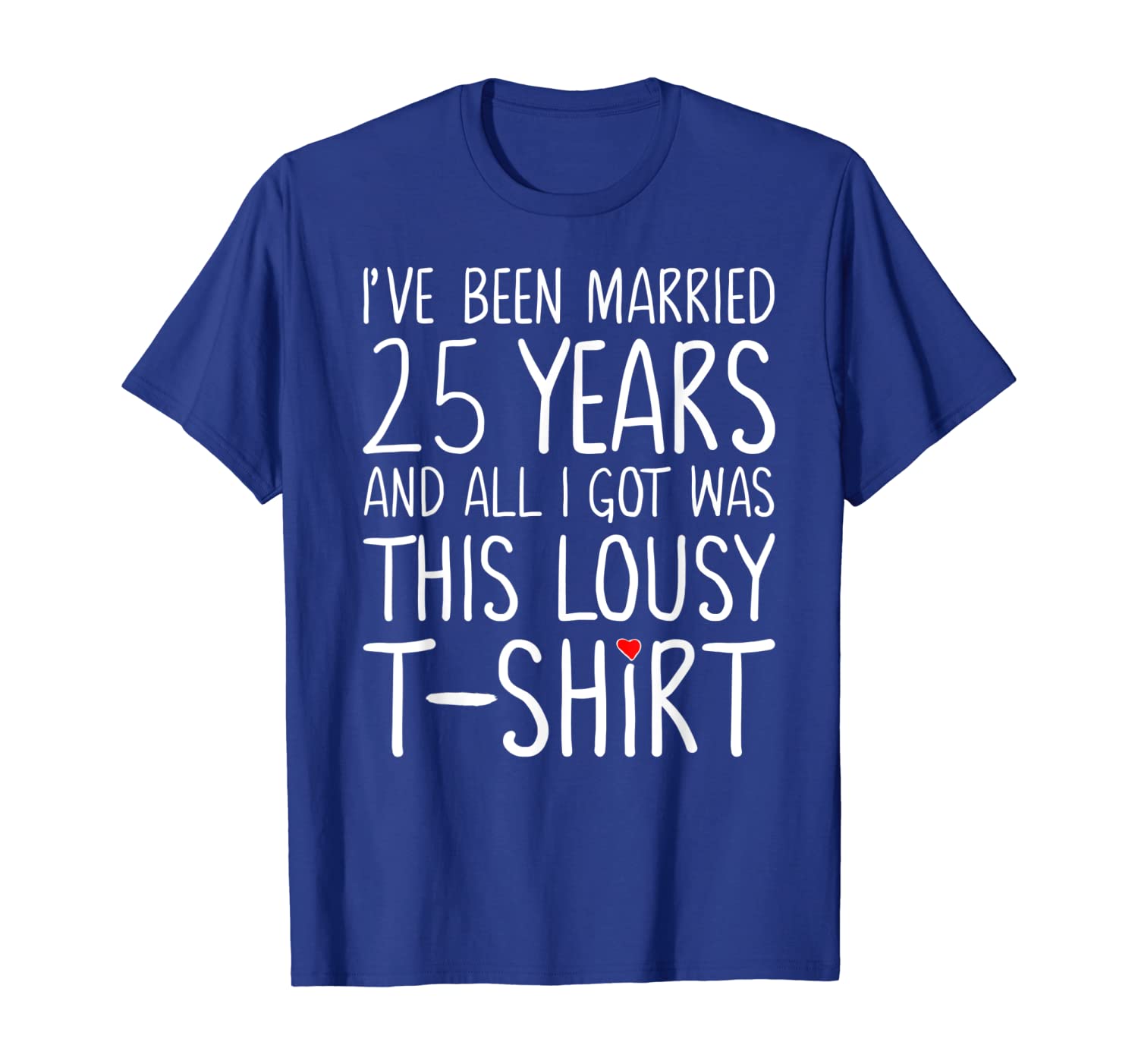 

25th Wedding Anniversary Gifts for Him Her Couples Tshirt, White;black
