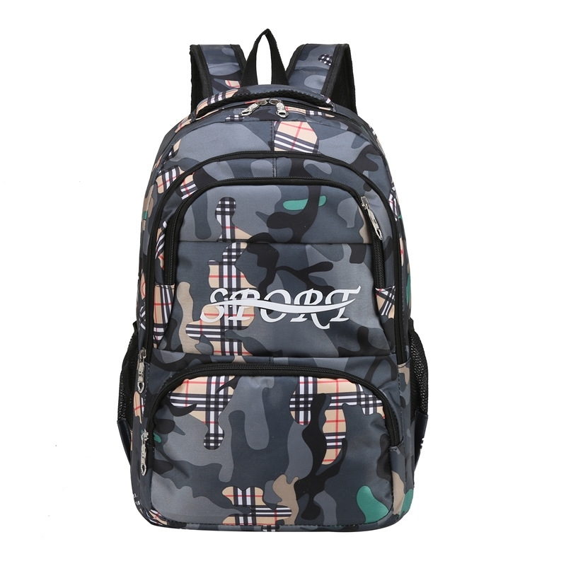 

Korean women's Oxford cloth student's bag outdoor camouflage leisure short distance travel backpack for men and women, Paragraph 1