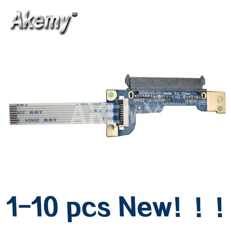 

1-10 Pcs Akmey For 15-DA 15-DB HDD HARD DRIVE CONNECTOR CABLE BOARD LS-G072P 435OM932L01 Free Fans & Coolings