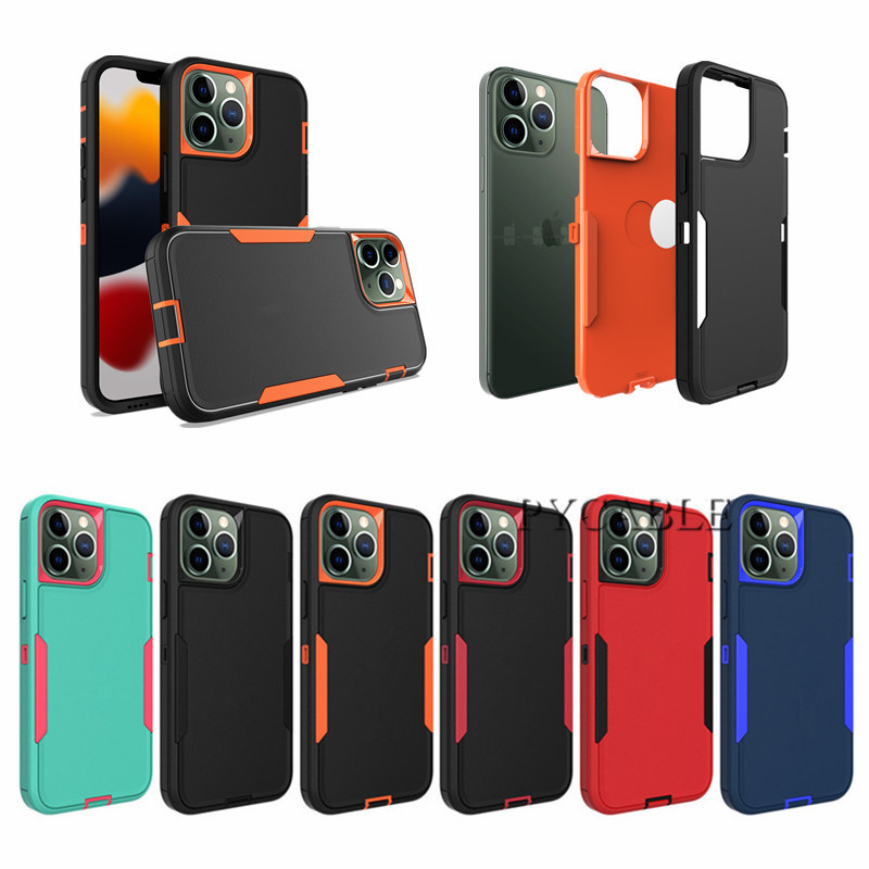 

Shockproof Armor 2 in 1 Hard Phone Cases for iPhone 12 11 Pro XS Max X XR 6 7 8 Plus 13 Samsung A02S S21FE A12 A52 A32 A22 MOTO G stylus 5G TPU PC Anti-fall Heavy Duty Back Cover, #1-#11 please remark moq:30pc