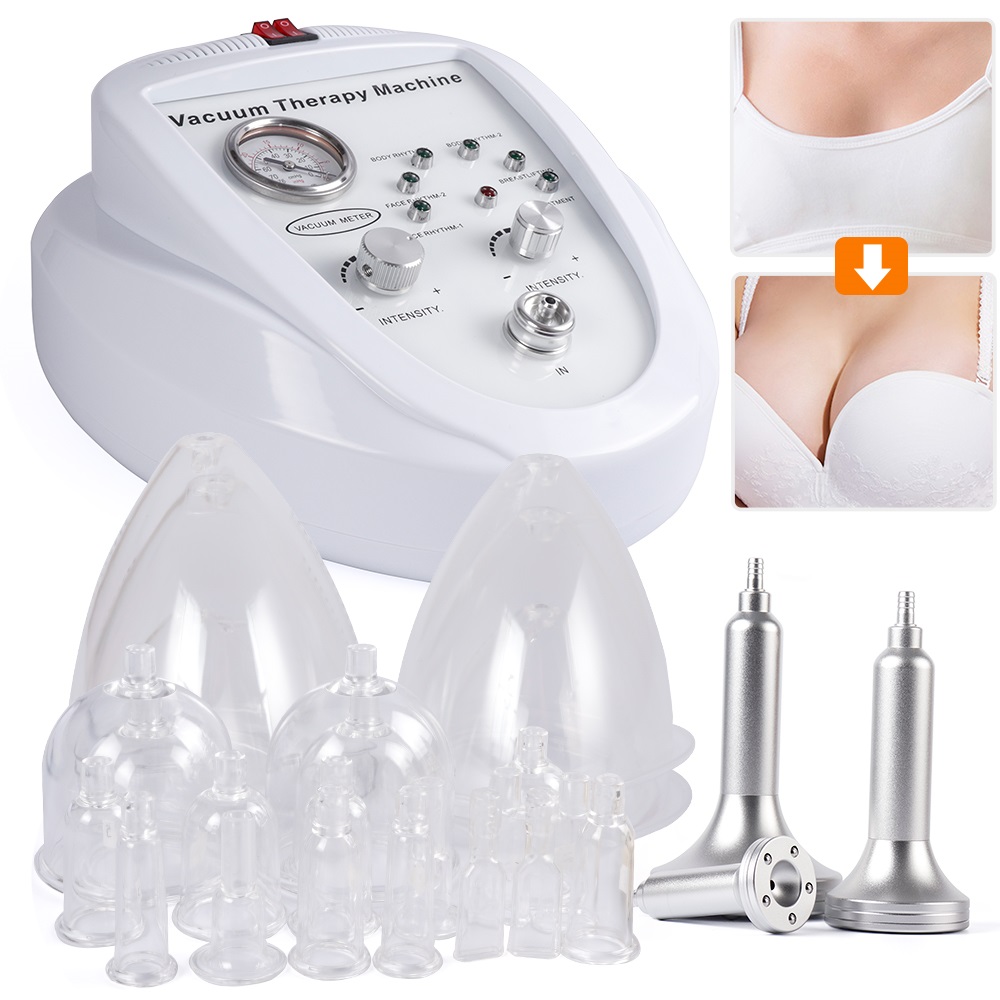

iebilif Vacuum Massage Therapy Machine Enlargement Pump Lifting Breast Enhancer Massager Cup And Body Shaping Beauty Device