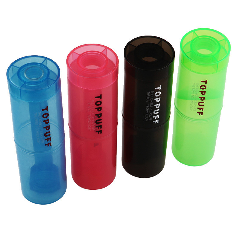 

Top puff traveling Smoking pipe detachable portable plastic water pipes hookahs
