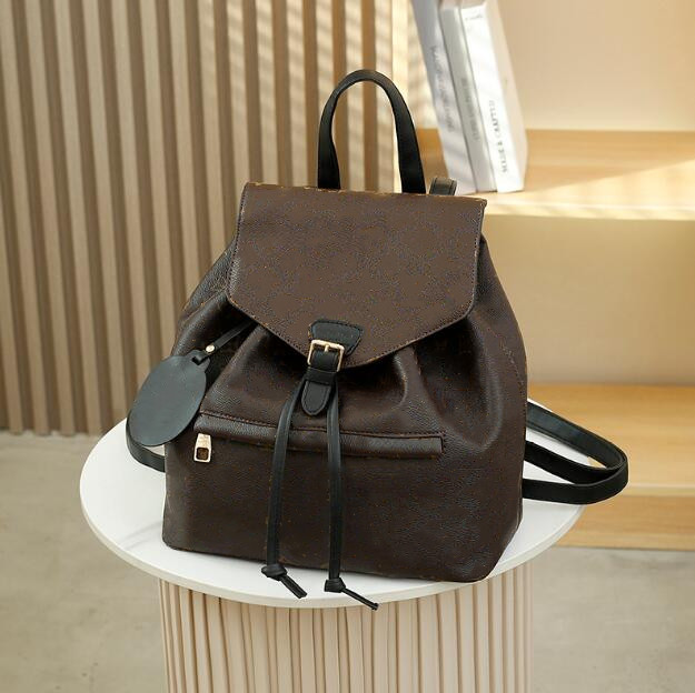 

High quality Fashion Genuine Leather men women's Backpack Shoulder Bags Totes handbag Cross Body Cosmetic Bag cell phone pocket Wallets Coin Purses L703-3, Yellow flower