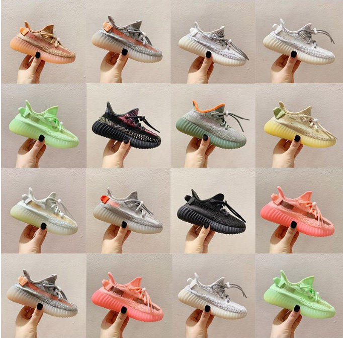 

Baby Kids Outdoor Running Shoes Athletic Static Black Yecheil Synth Clay Cloud Citrin Antlia Infants White Kanyes Boy Girl Glow Dark Sneakers