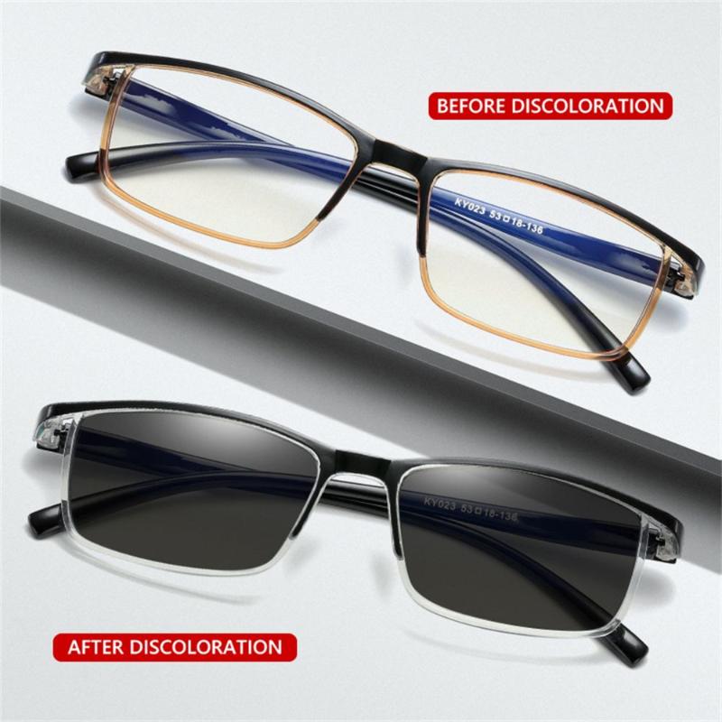 

Sunglasses TR90 Pochromic Blue Light Blocking Glasses Retro UV400 For Men Women Computer Eyeglasses Gaming Eyewear