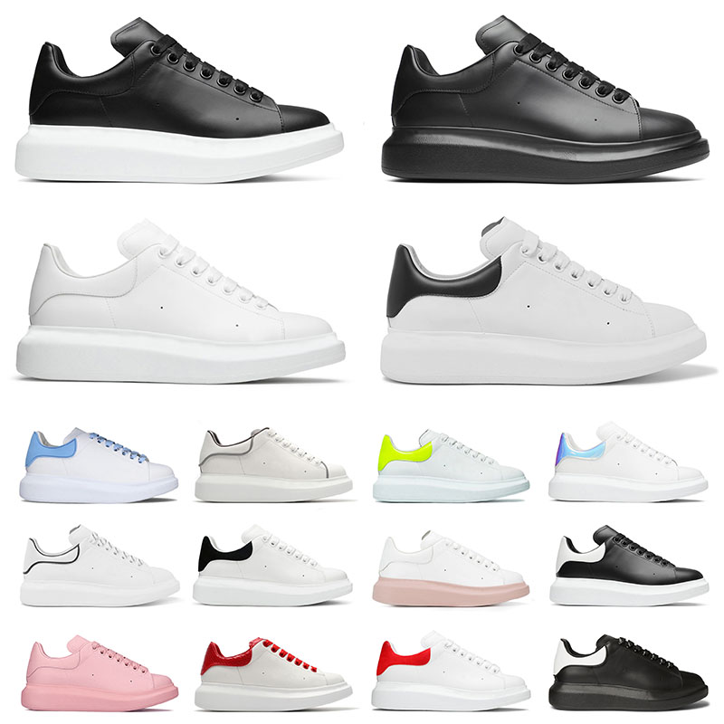 Oversized Luxury Brand Mens Womens Designer Shoes Black Triple White Reflective Glitter Navy Blue Python Multicolor Sports Sneakers Trainers Size 36