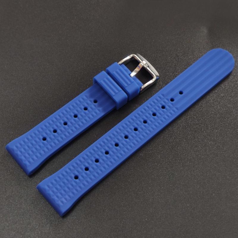 

Watch Bands SD2102 Good Quality Low Price 20mm 22mm No Logo Silicone Waffle Strap For STEELDIVE Sports Diving Watches