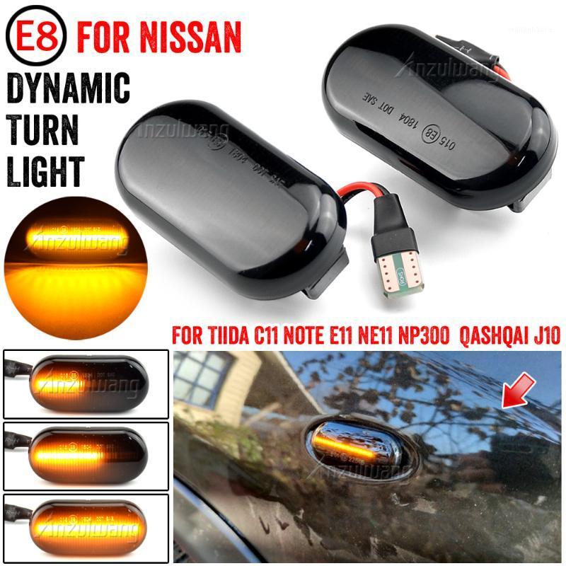 

Emergency Lights For Tiida C11 Note E11 Micra K12 NP300 Navara D40 Qashqai J10 LED Dynamic Side Marker Turn Signal Light Lam