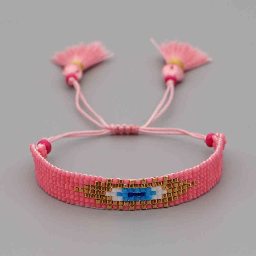 

Go2boho Lucky Evil Bracelets For Women Miyuki Bracelet Turkish Eye Pulseras Femme 2021 Best Friends Gift Jewellery Whole