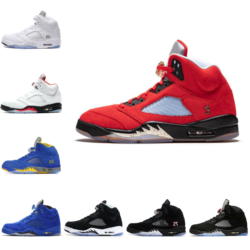 

Fire Red 5s Men Basketball Shoes 5 TOP 3 Grape Aqua Suede Blue Red TROPHY ROOM Laney Oreo Wings Mens Air Outdoor Trainers Sports Sneakers SS1