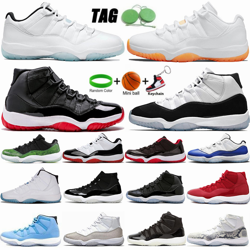 

11 11s Jumpman basketball shoes Low Legend Blue Bright Citrus Bred White Concord High 23 University Win Like 96 Mens Trainers Womens Sports Sneakers Size 13, 39