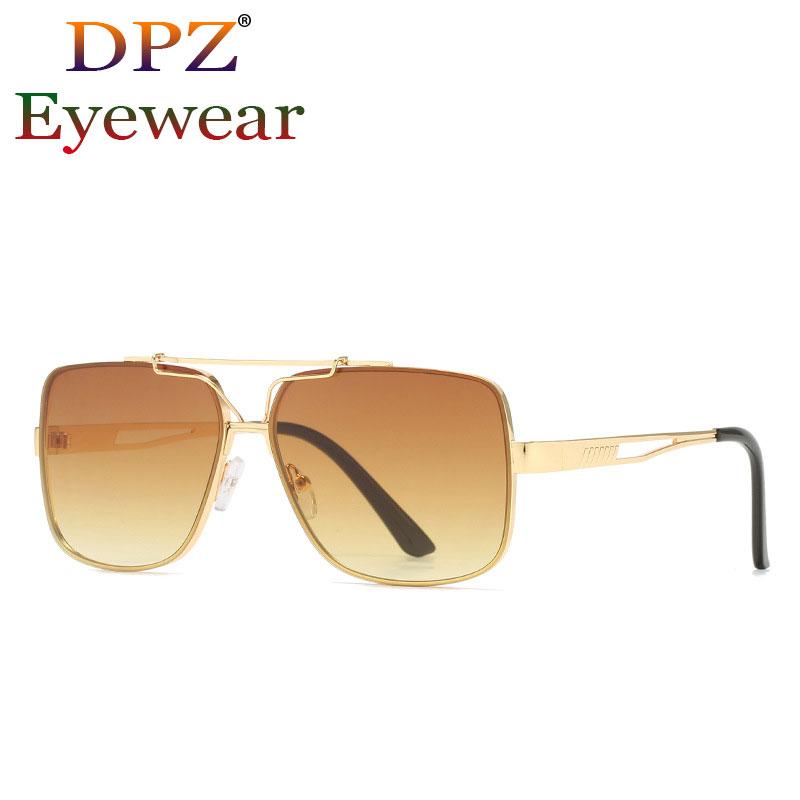

Sunglasses 2021 Fashion Men Women Ocean Film Street Pography Pilot Luxury Retro Brand Design 36046, White;black