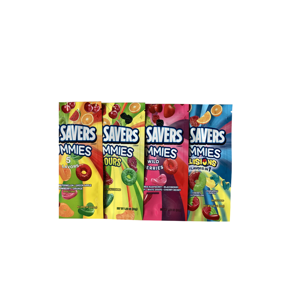 

Customized Life edibles Mylar Packaging Bags 710 Bites Gummi Edible Package bag Zipper Lock Poly Packages