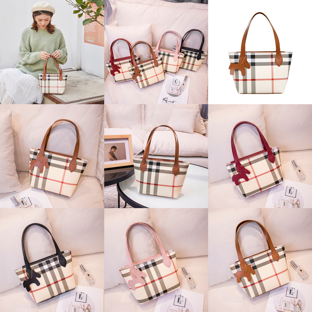 

Scottish Luxurys Sguangzhou Printed Plaid Pocket Wallet 2020 Summer Autumn Korean New Women's Bag