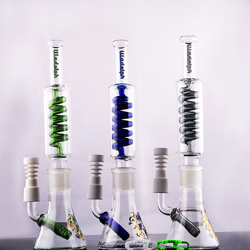 

Colorful hookah glass burner recycler oil rig smoking pipes 14mm dab rigs Hookahs Bubbler