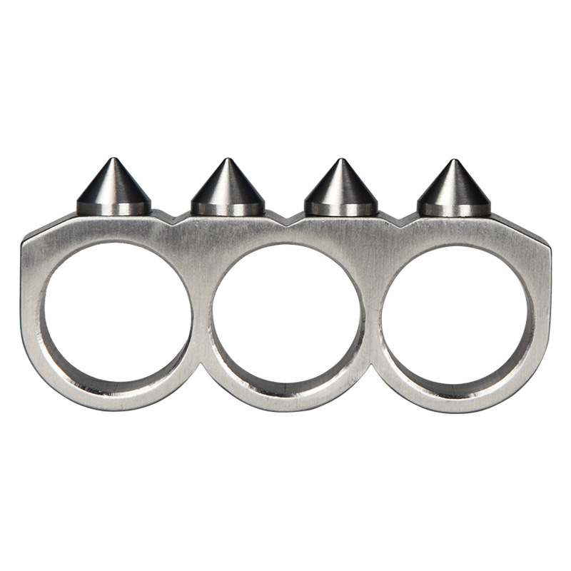 

Stainless Steel Outdoor Self-defense Three-hole Ring