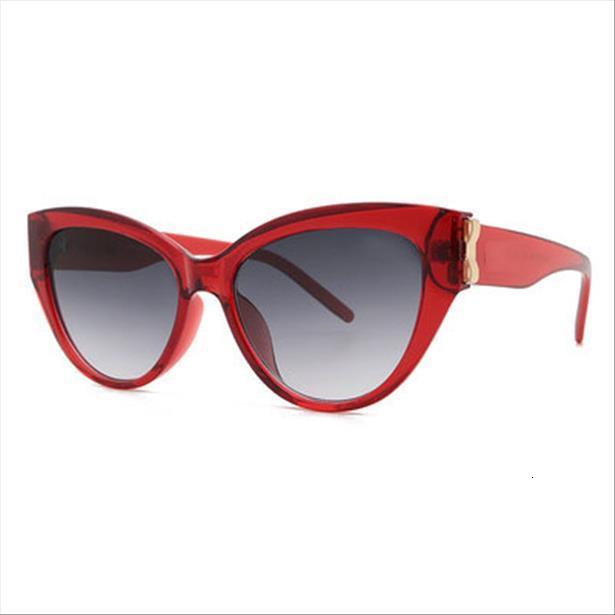 

European And American Cats Eye Fashion Ladies Bow Sunglasses, White;black