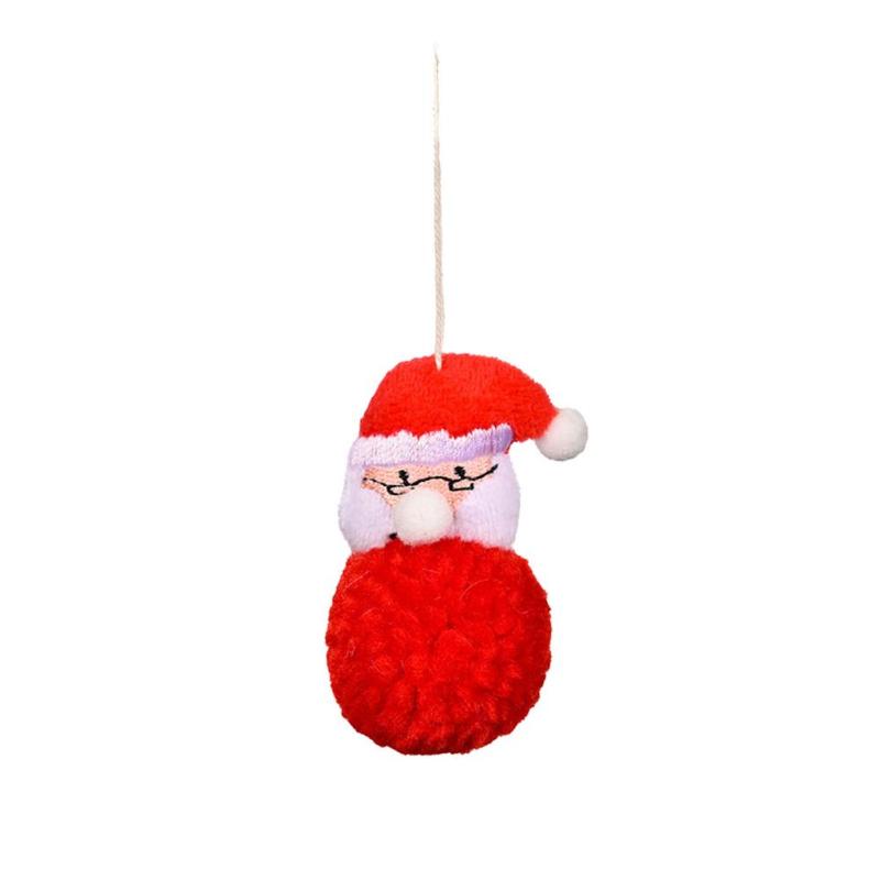 

Christmas Decorations Plush Ornaments Set Tree Mini For Pendant Holi