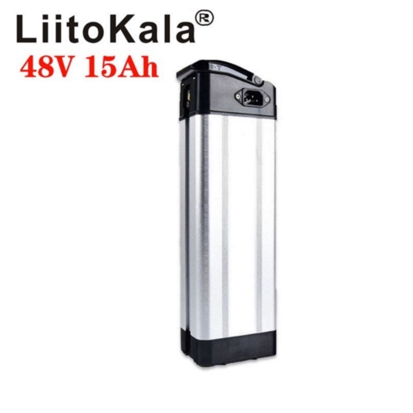 

LiitoKala 15Ah Bottom Discharge electric bike battery pack bicycle 48V lithium silver fish ebike cell with 20A BMS