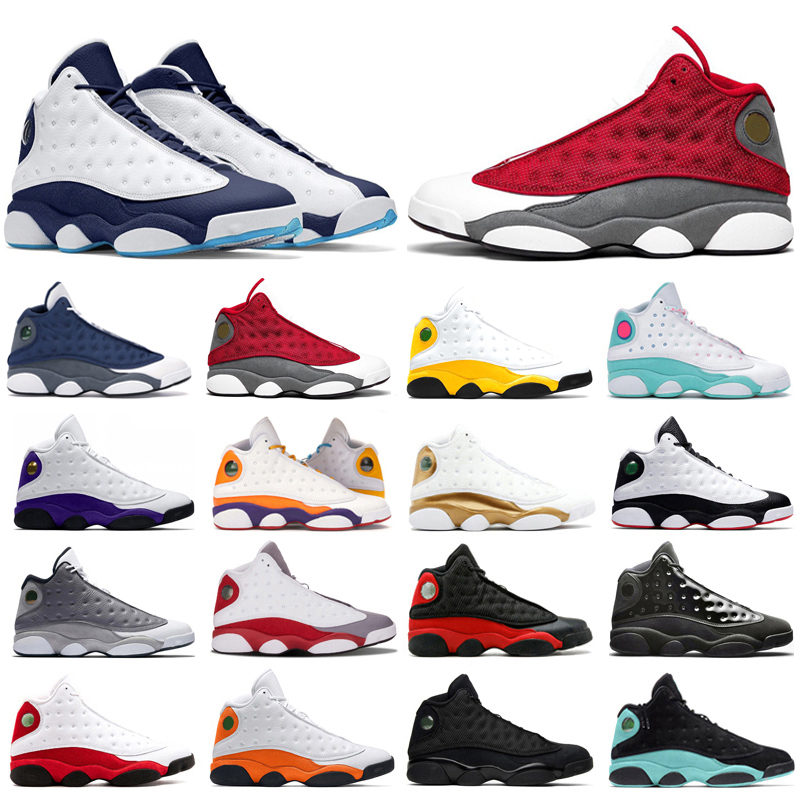 

13s University Gold Jumpman Basketball Shoes 13 Dark Powder Blue Red Flint Court Purple Hyper Royal Mens Trainers Sports Sneakers, He got game