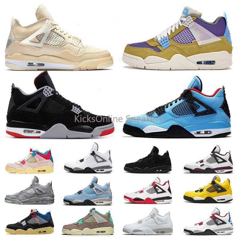 

Desert Moss Taupe Haze Jumpman 4 basketball shoes Union Guava Ice Off Noir 4S SE University Blue Cat Sail Cactus Jack Cement Fire Red Bred M