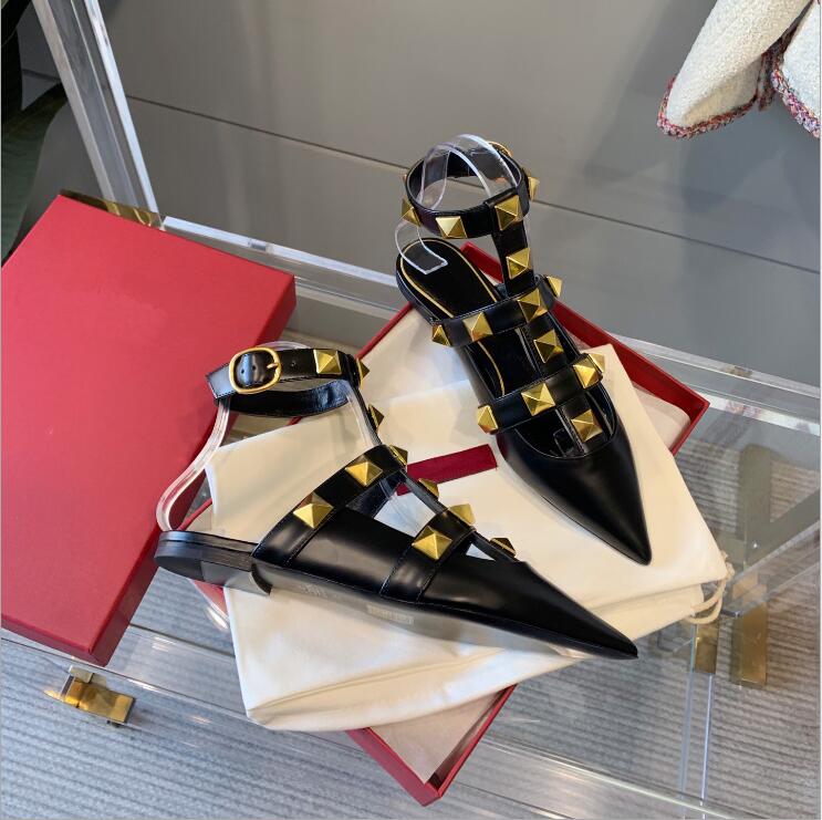 

Women High Heels Dress Shoes Strap with Studs Rivets Lady Girls Sexy Pointed Party Toe Buckle Slippers Sandals Platform Pumps Wedding, Women's shoes 2