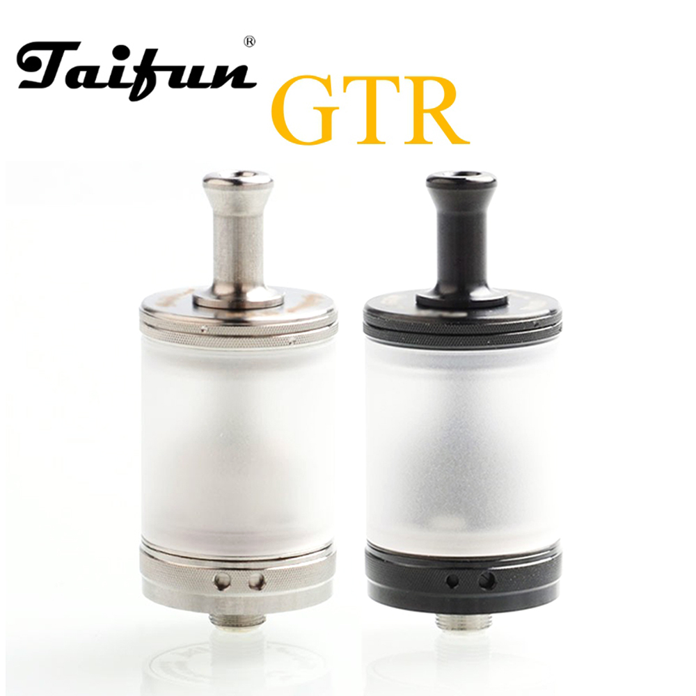 

Taifun GTR MTL RTA Atomizer 316ss 4ML Capacity Top Padding 23mm Single Coil Rebuildable Vaporizer Vape 510 E-cigarette Tank