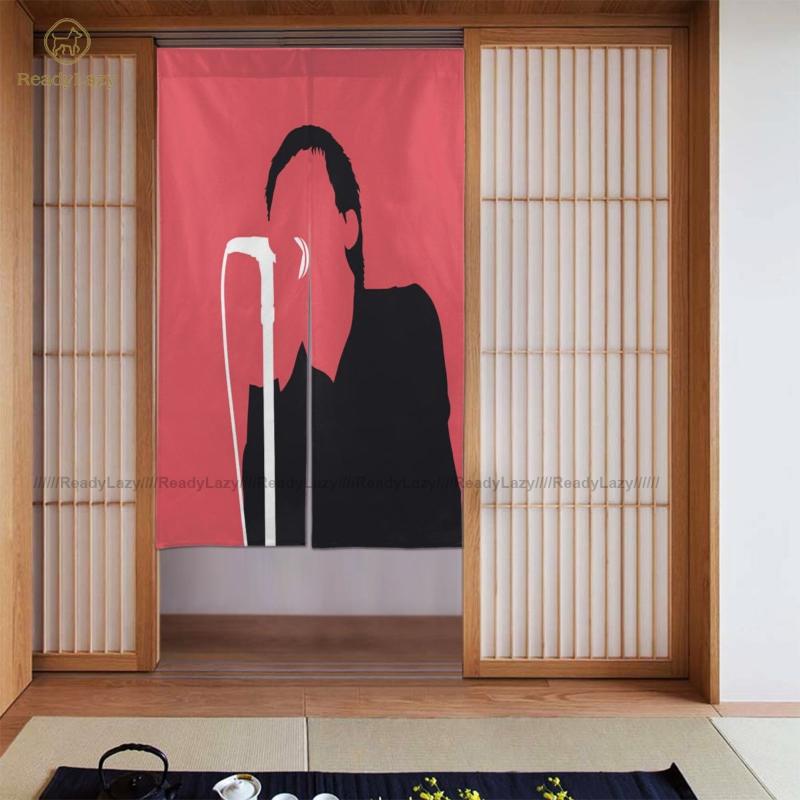 

Love Will Tear Us Apart Curtains Garden Divider Door Curtain Double Printed & Drapes