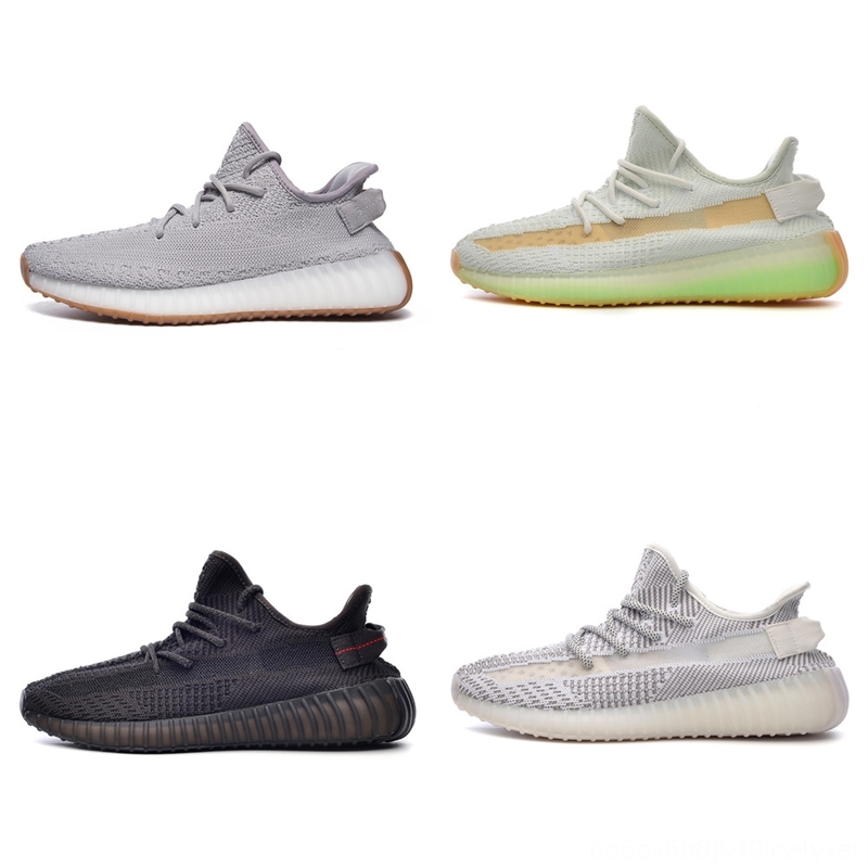 w2AL0 Men Quality TOP Women Running 350 Shoes Zebra Cinder Tail Light Carbon Reflective Israfil StaticAsh Pearl Fade Natural Mens Womens-image-699616236