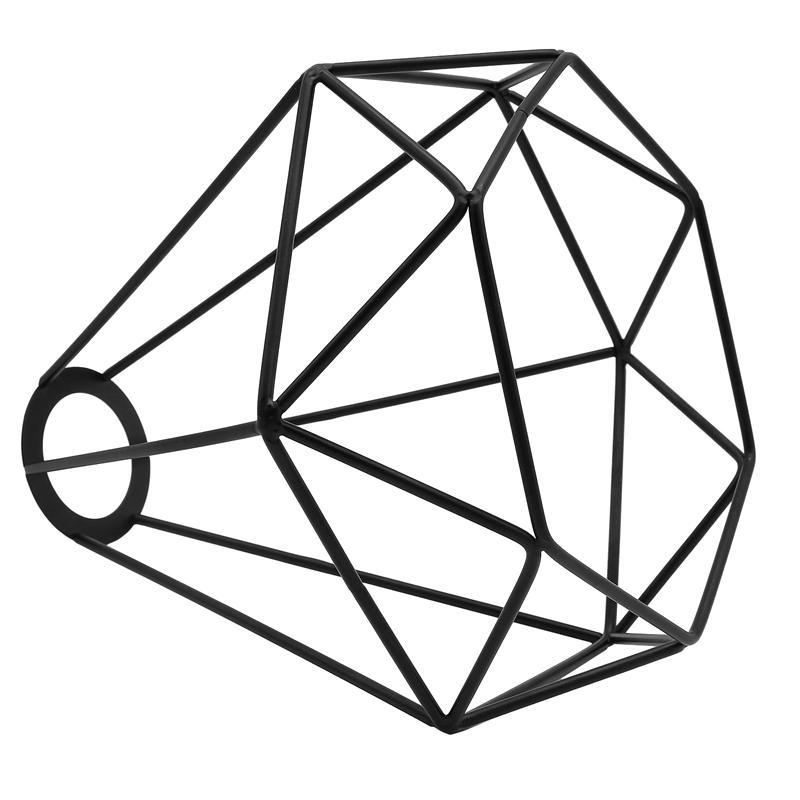 

Lamp Covers & Shades Geometric Pendant Metal Guard Retro Vintage Ceiling Light Shade Iron Cage CDS