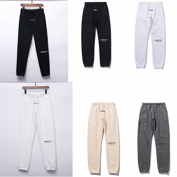 

reflective Autumn Winter pants USA Fear Of God Essentials Silicone letters print Trousers Casual Fog Sweatpants Men Women FG Jogger Pant 3m, 1 embroidered