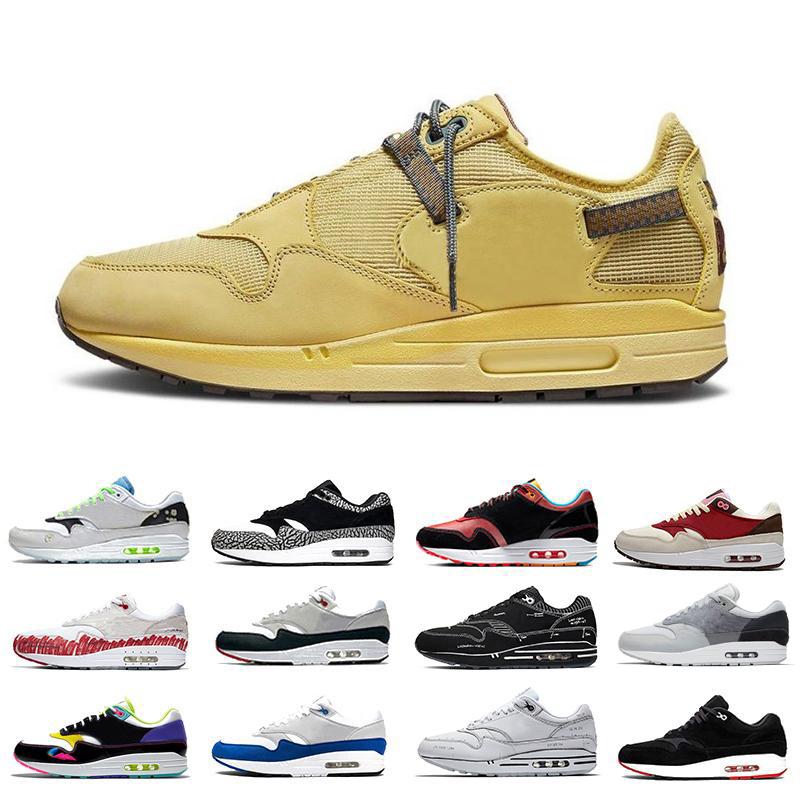 

1 Cactus Jack TS x Baroque Cave Stone Saturn Gold mens Running Shoes Kiss of Death Bred CHA Evergreen Aura 1s Magma Black Schematic men women trainers Sports Sneakers, Color#29