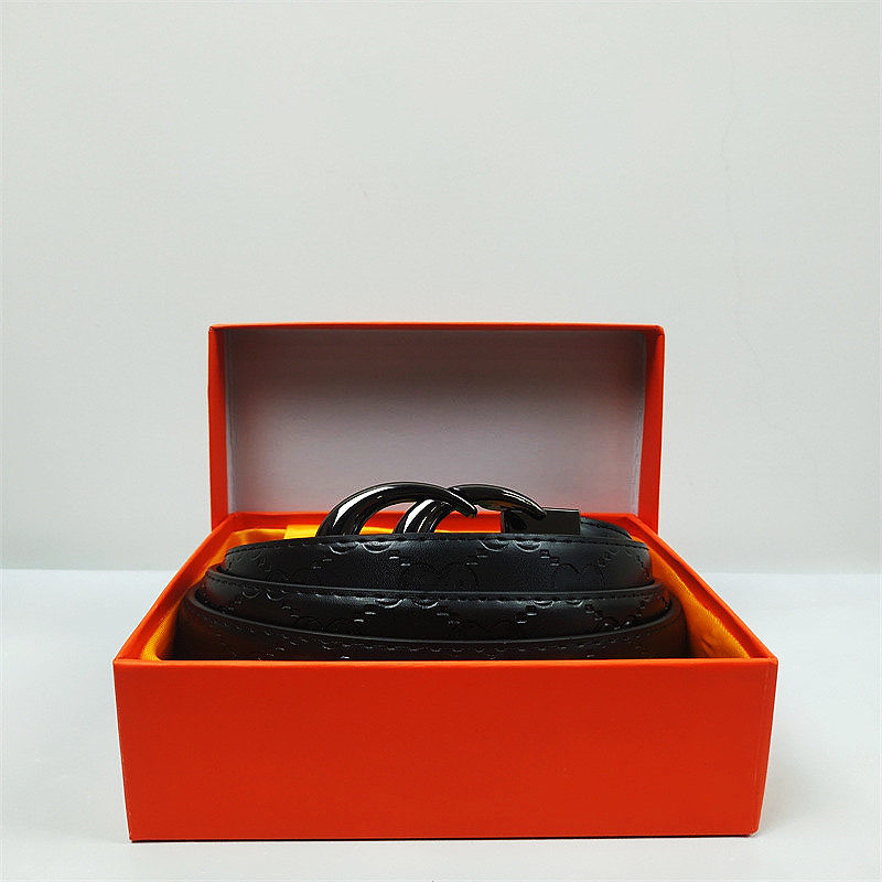 

Belt 2021 designer fashion men and women metal buckle letter leather width 30mm with packaging, Multi