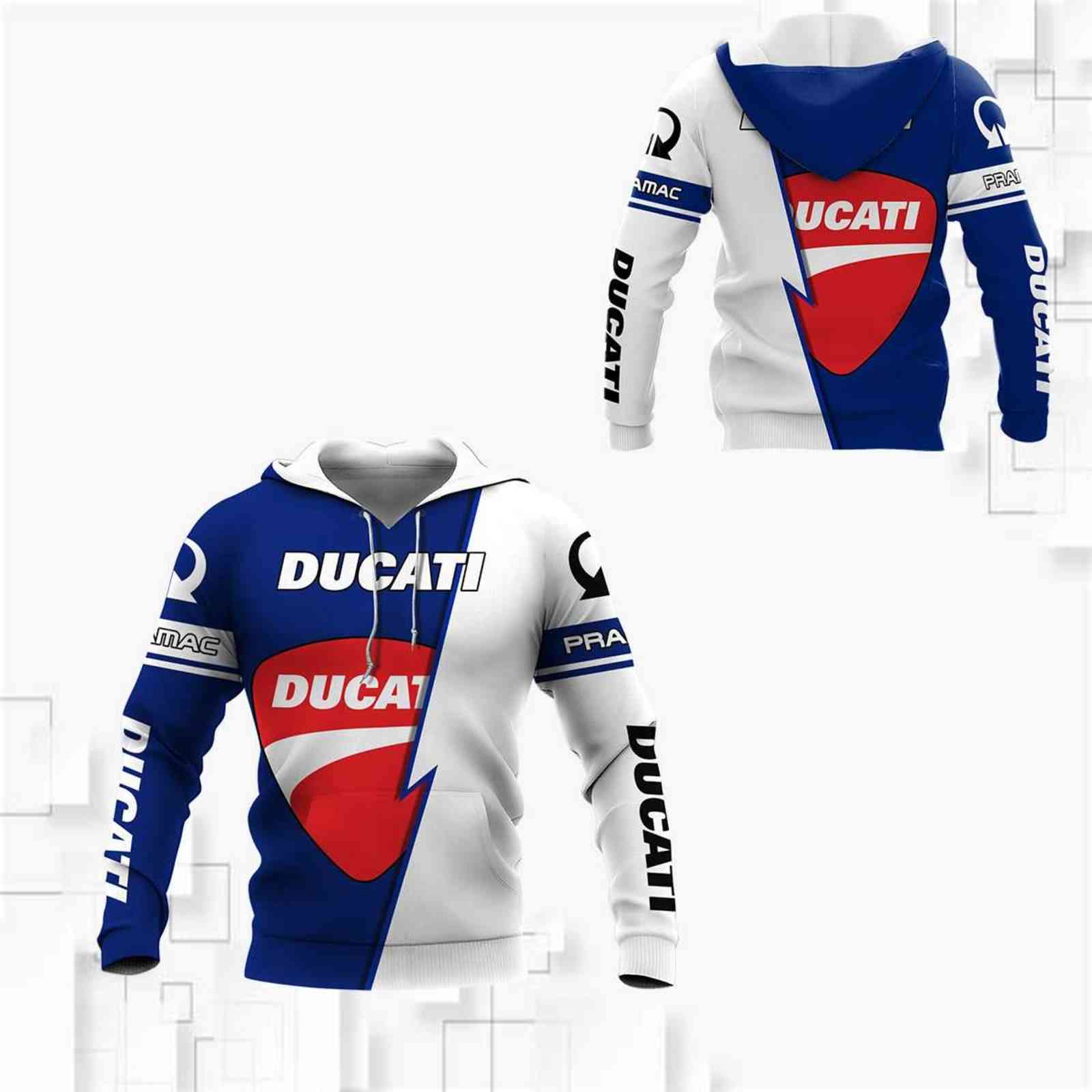 

Men's 3D Digital Print Hoodie Ducati Racing Suit Fall/Winter 2021 New Men's and Women's Hoodie Personalized Hip Hop Jacket H1120, H-76