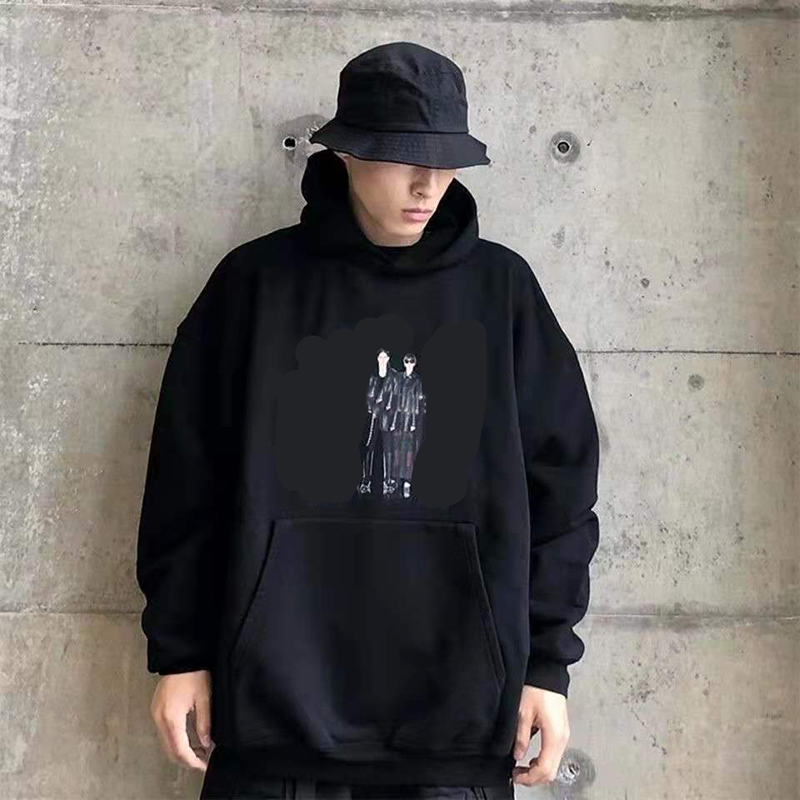 

7 People Printed Soft Cotton Mens Hoodies Hip Hop Fashion Loose Man Hoodie Spring Antumn Sweater Hoodied Winter Streetwears Homme Clothes S-5XL, Opp bag;no hoodies